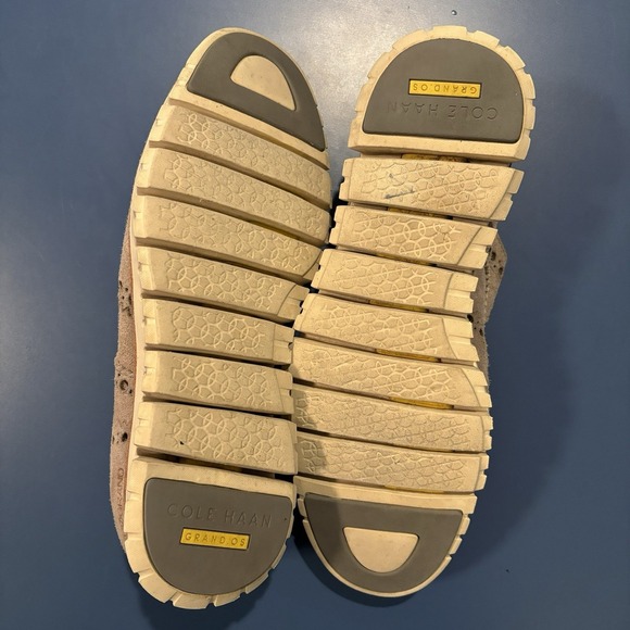 Cole Haan Zerogrand Wingtip Oxford Shoes Beige C12980 Mens Size 8.5 - Picture 9 of 12